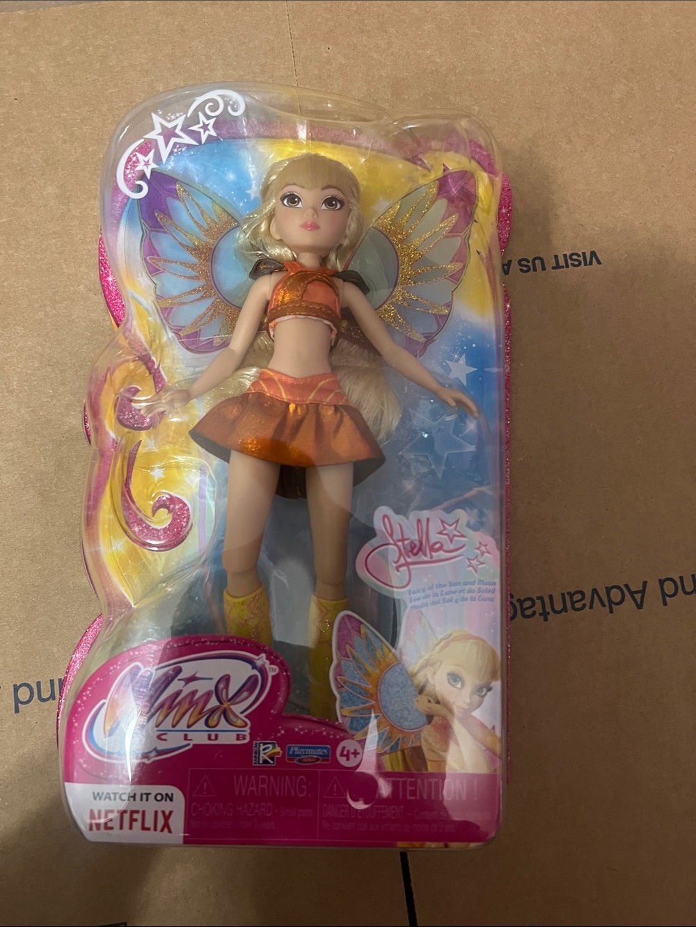 Winx Club, Stella Fairy Doll - Orange